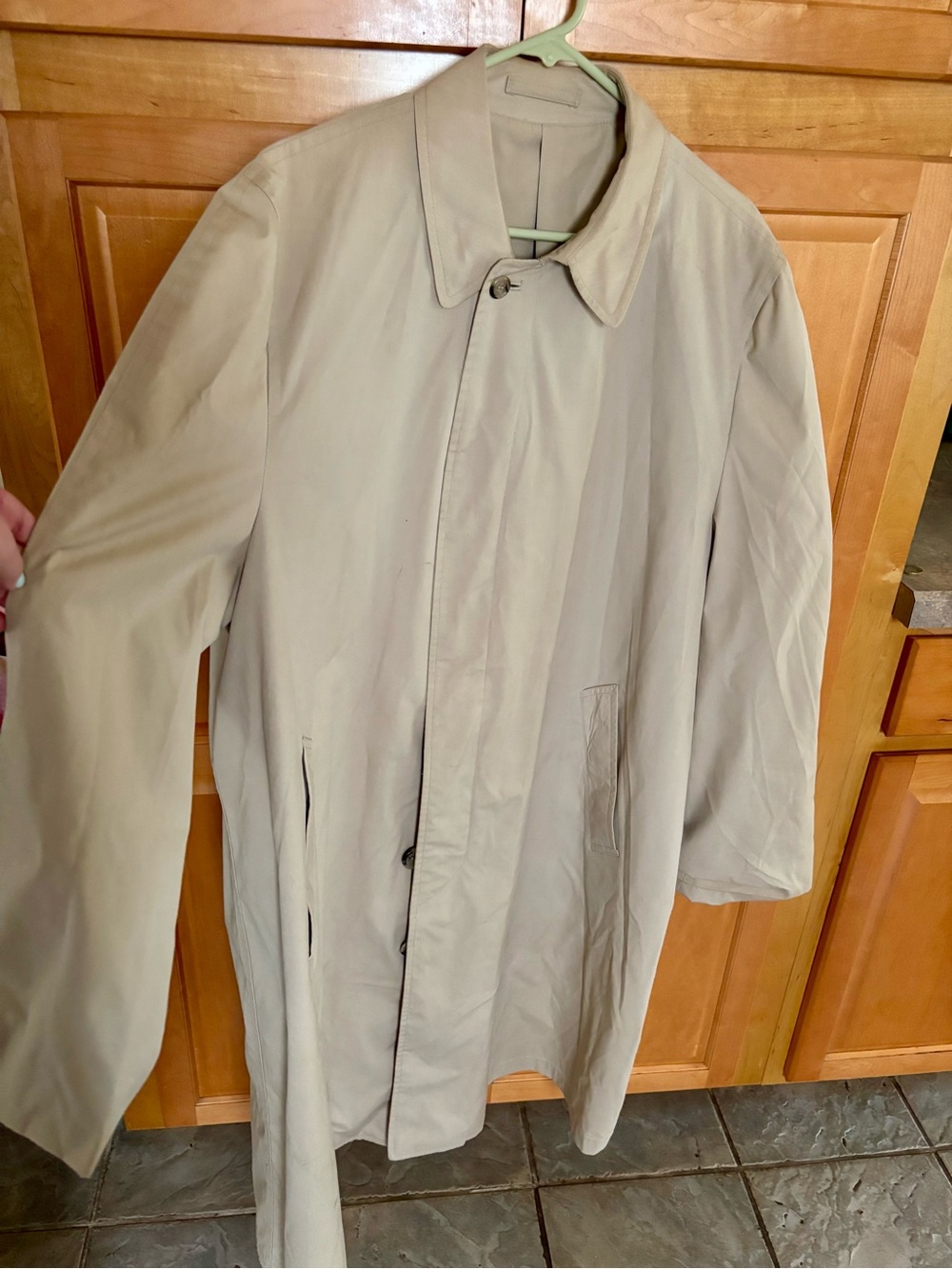London Fog Tan Trench Coat